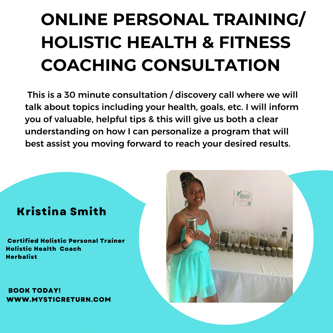 Step 1 -  ‼️MUST PURCHASE BEFORE BOOKING A TIME & DATE‼️ Online personal training/ holistic health & fitness coaching consultation
