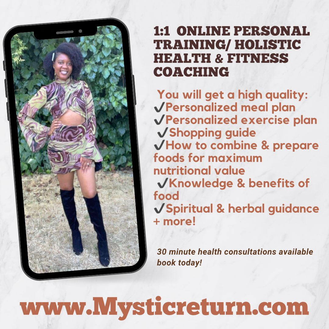 Step 3 - one on one online Personal Training/ Holistic Health & Fitness Coaching Training 1hr Session